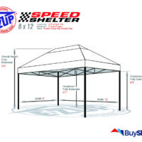 Replacement Frame Speed Shelter 8x12 Diagram