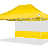 15' Food Booth Sidewall in Yellow