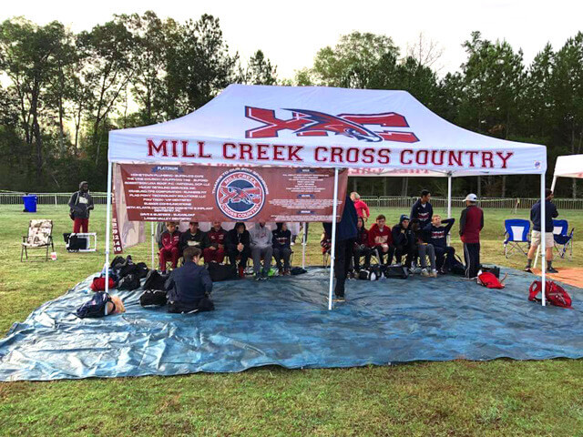 Custom Track & Field Canopy Tents