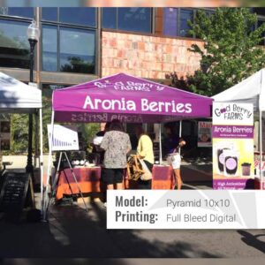 pyramid farmers market tent