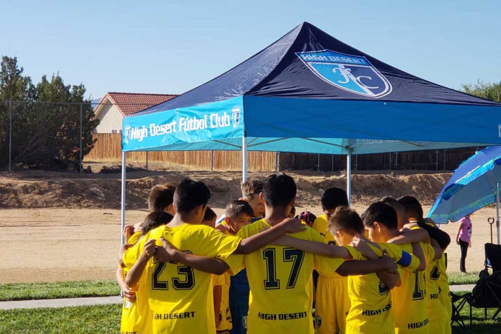 BuyShade Soccer Tent with Youth Team